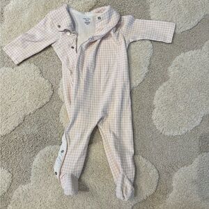 Ralph Lauren Houndstooth Footed Sleeper - Size 9M